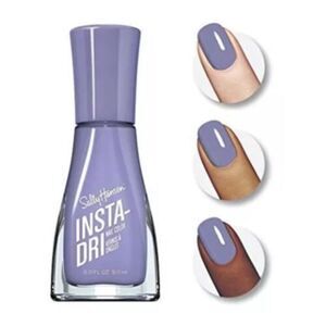 Lot Of 2 NEW Sally Hansen Insta-Dri Nail Polish Leapin' Lilac Fast Drying